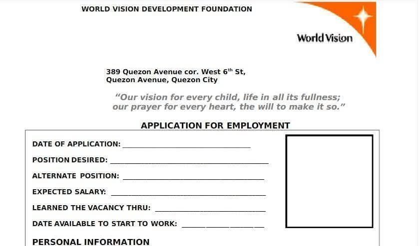 World Vision Bangladesh New Job Circular 2026